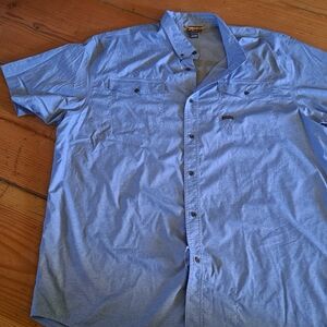 Ariat Men's Casual Button Down Shirt - Light Blue